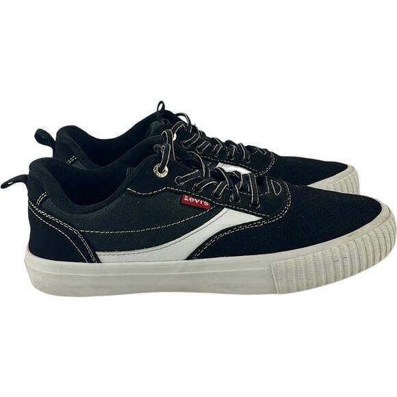 Levi’s‎ Lance Chambray Lowtop Rubber Sole Sneaker Size 6 - Picture 3 of 10